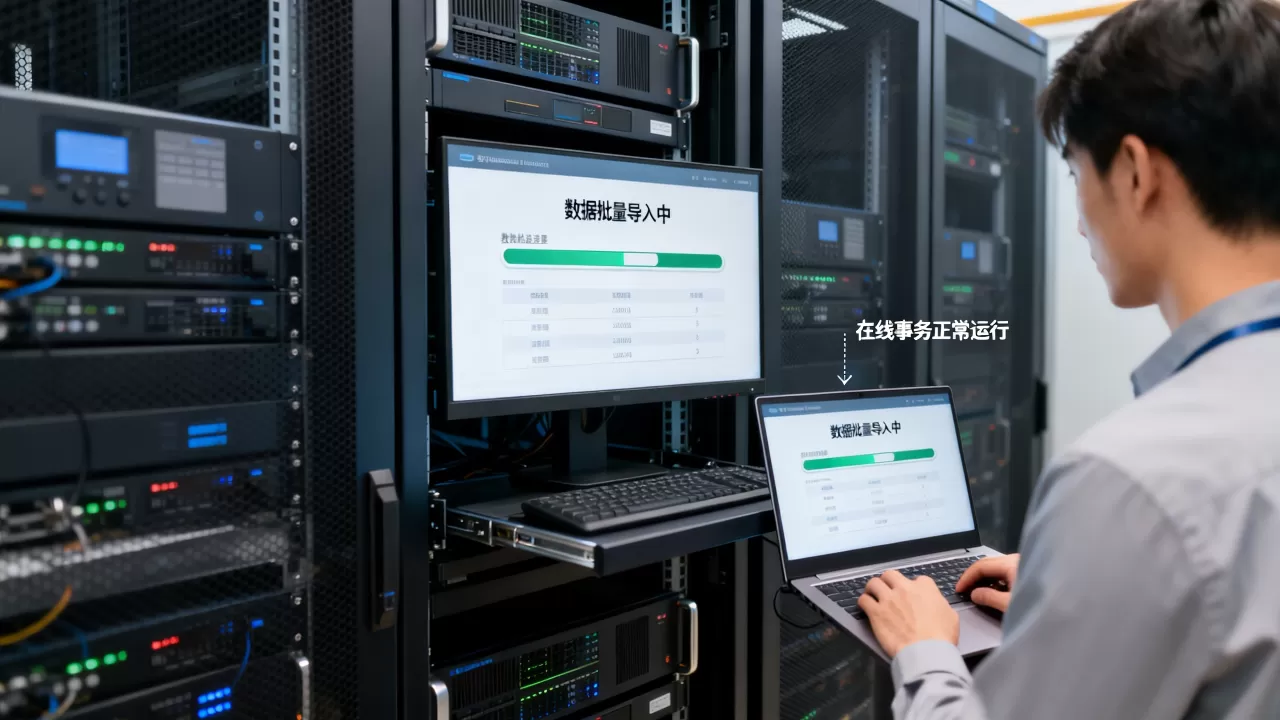 批量导入期间如何避免影响在线事务的响应时间,批量导入数据时怎样保证业务不卡顿? 批量导入期间如何避免影响在线事务的响应时间,批量导入数据时怎样保证业务不卡顿?