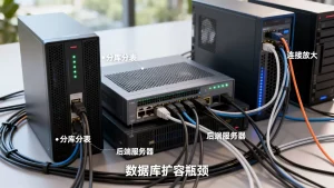 分库分表连接放大如何冲击后端服务器？，数据库扩容瓶颈在哪