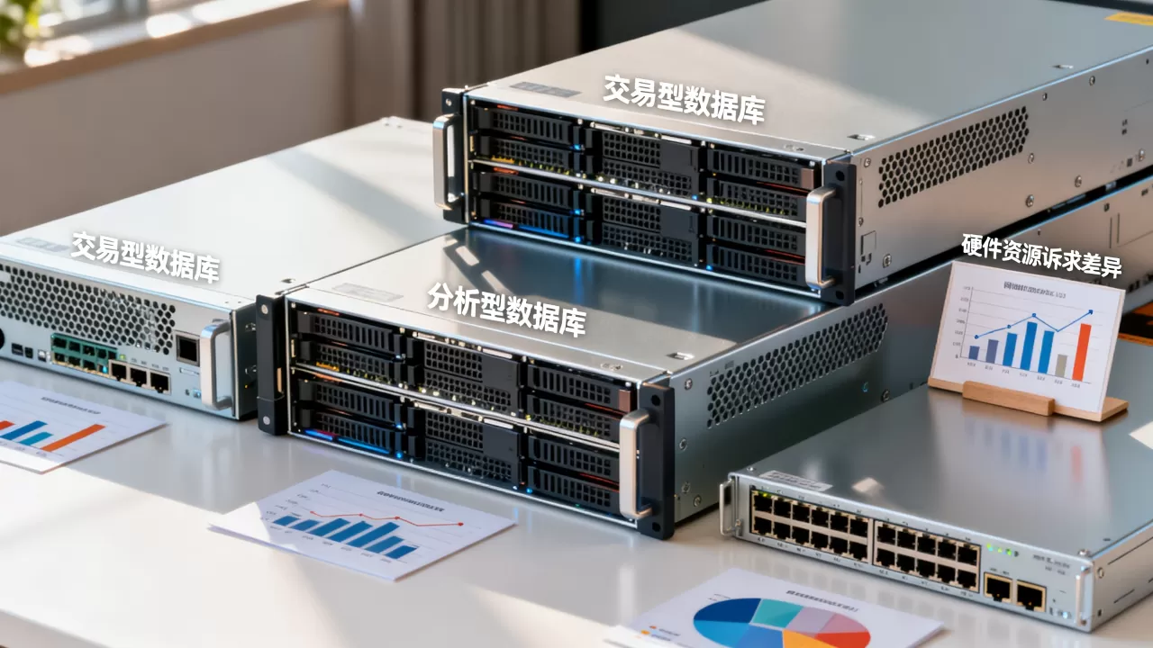 交易型数据库和分析型查询对硬件资源诉求为何不同？数据库硬件选型要点