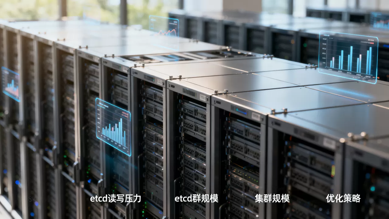 控制面etcd读写压力与集群规模有什么关系？如何优化？
