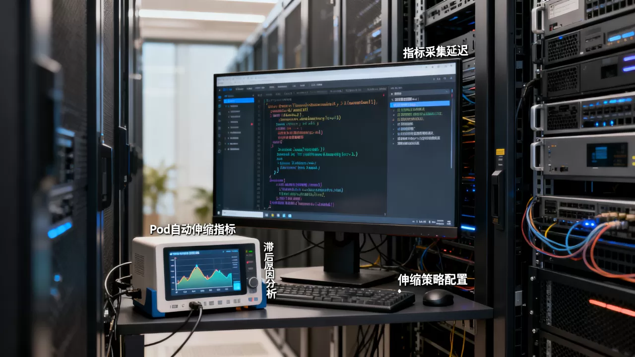 水平Pod自动伸缩指标滞后是什么原因，如何解决？