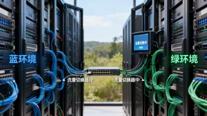 蓝绿部署里两套环境的流量如何切换?流量切换策略是什么