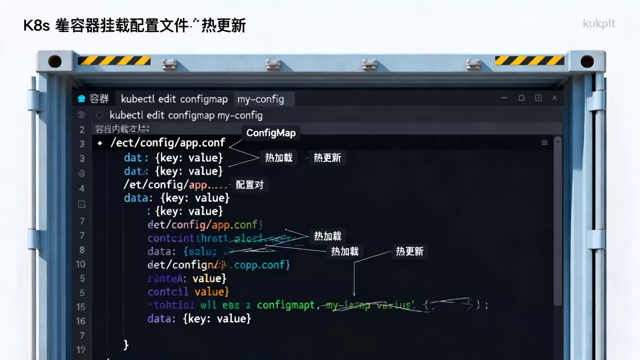容器挂载配置文件如何热更新?K8s ConfigMap热加载技巧 容器挂载配置文件如何热更新?K8s ConfigMap热加载技巧