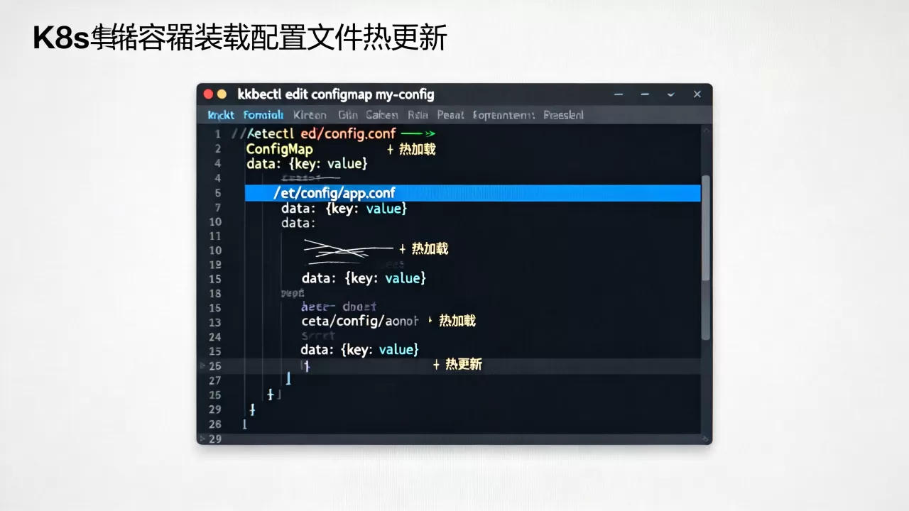 容器挂载配置文件如何热更新?K8s ConfigMap热加载技巧 容器挂载配置文件如何热更新?K8s ConfigMap热加载技巧