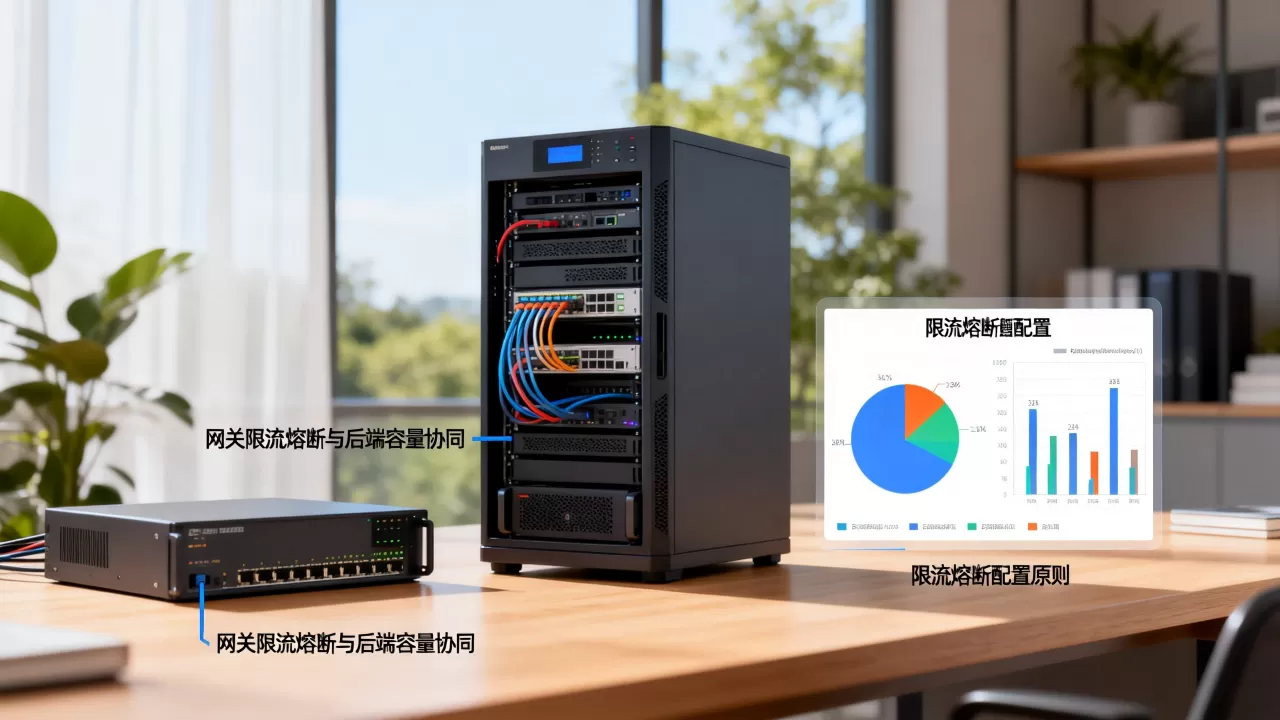 网关限流熔断如何协同后端容量？，限流熔断配置原则