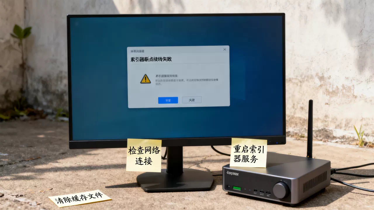 索引器断点续传失败后如何修复状态，断点续传失败怎么解决