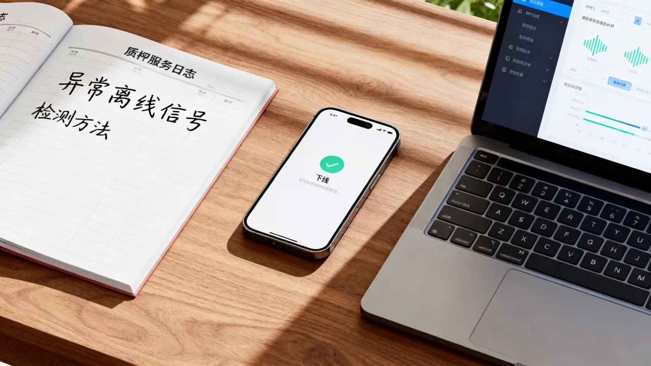 质押服务日志中如何识别异常离线信号，异常离线检测方法