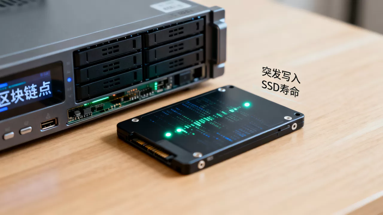 区块链节点突发写入会损坏磁盘吗，SSD寿命影响多大？