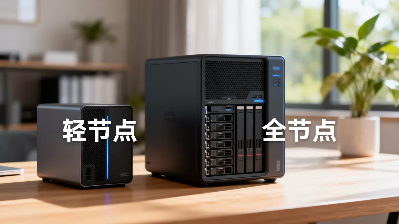 轻节点与全节点在存储成本上的差异比较