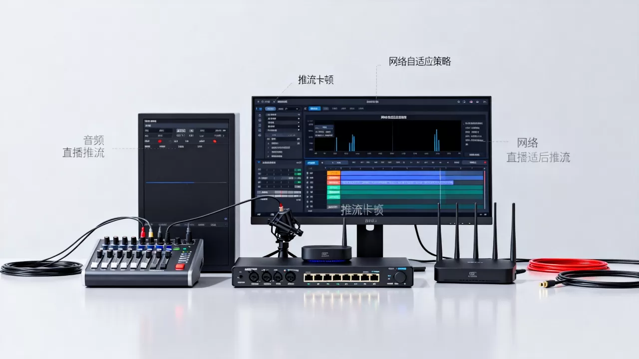 音频直播推流端网络自适应策略怎么调?网络波动音频推流卡顿怎么办 音频直播推流端网络自适应策略怎么调?网络波动音频推流卡顿怎么办