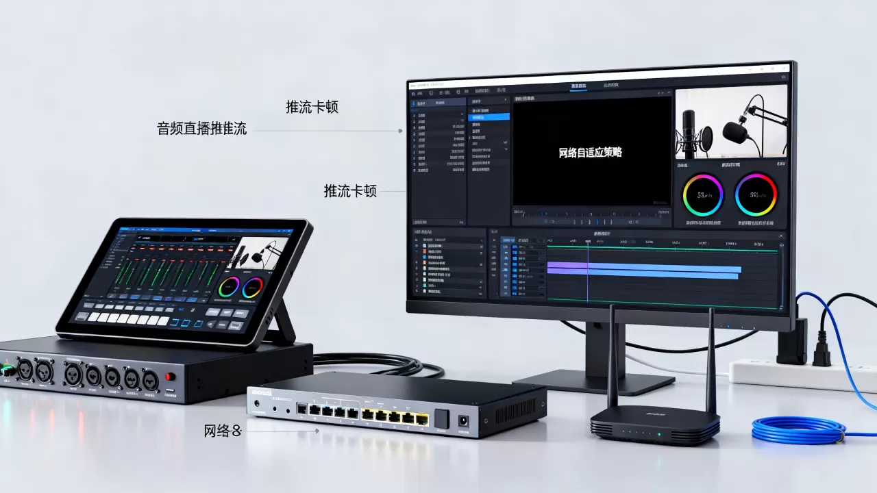 音频直播推流端网络自适应策略怎么调?网络波动音频推流卡顿怎么办 音频直播推流端网络自适应策略怎么调?网络波动音频推流卡顿怎么办