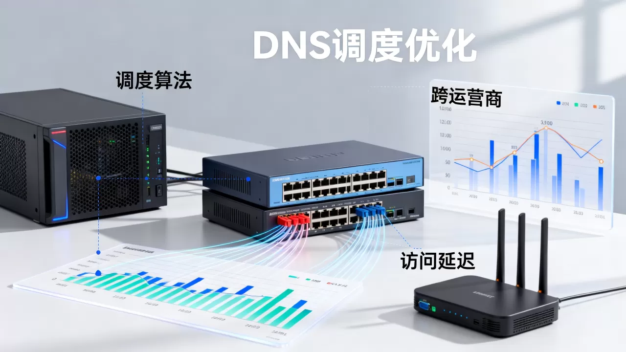 调度算法如何降低跨运营商的访问延迟，DNS调度优化能解决吗？