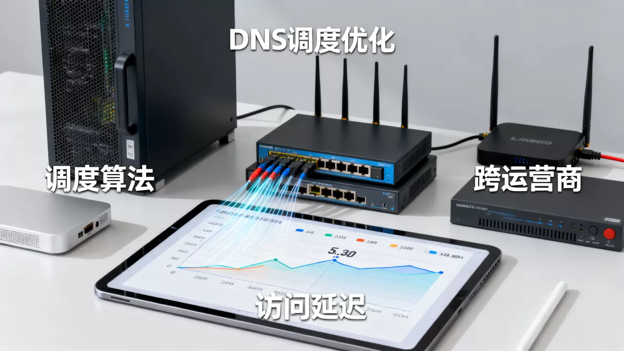 调度算法如何降低跨运营商的访问延迟，DNS调度优化能解决吗？
