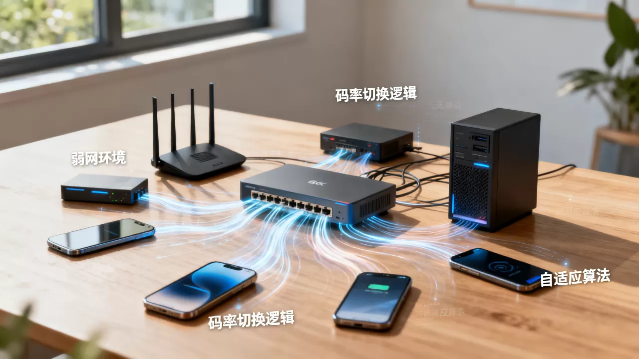 码率自适应算法在弱网下如何切换,弱网下码率自适应算法切换逻辑是什么? 码率自适应算法在弱网下如何切换,弱网下码率自适应算法切换逻辑是什么?
