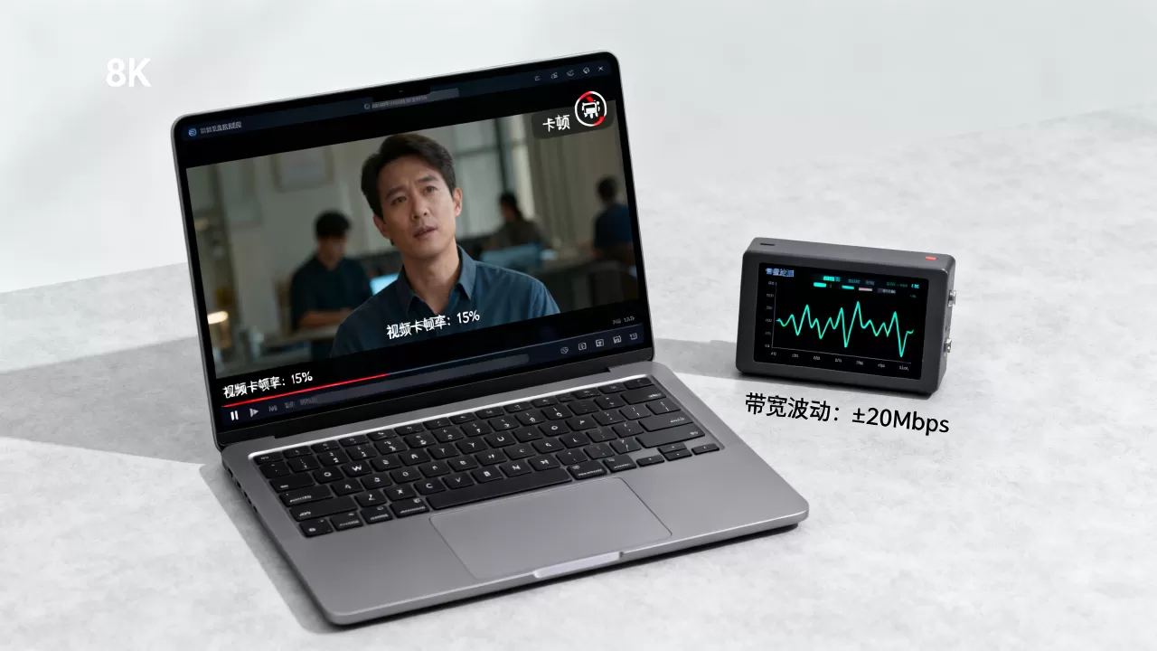 视频卡顿率与带宽波动有何关联？视频卡顿率如何受带宽影响？