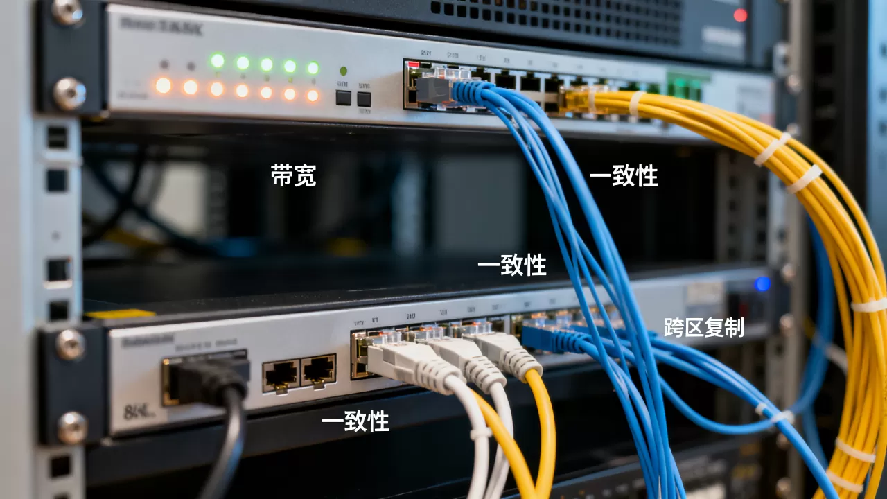 媒资跨区复制如何权衡带宽与一致性？跨区复制带宽一致性权衡