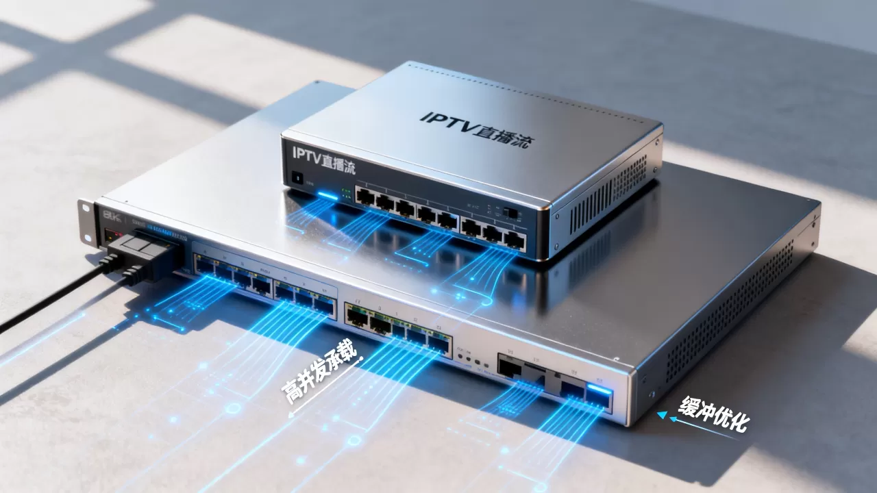 如何解决IPTV直播流高并发承载，缓冲优化怎么做？