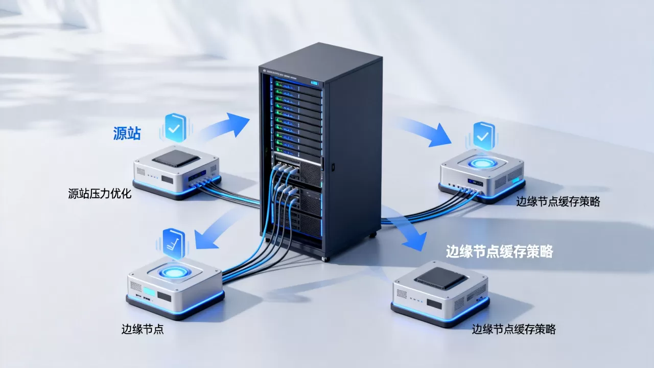 点播源站与边缘协同如何降低回源带宽?边缘节点缓存策略,源站压力优化 点播源站与边缘协同如何降低回源带宽?边缘节点缓存策略,源站压力优化
