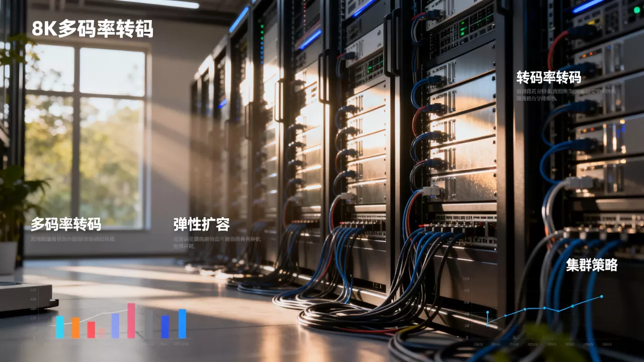 多码率转码集群如何按业务评估弹性扩容，转码集群扩容策略有哪些要点？