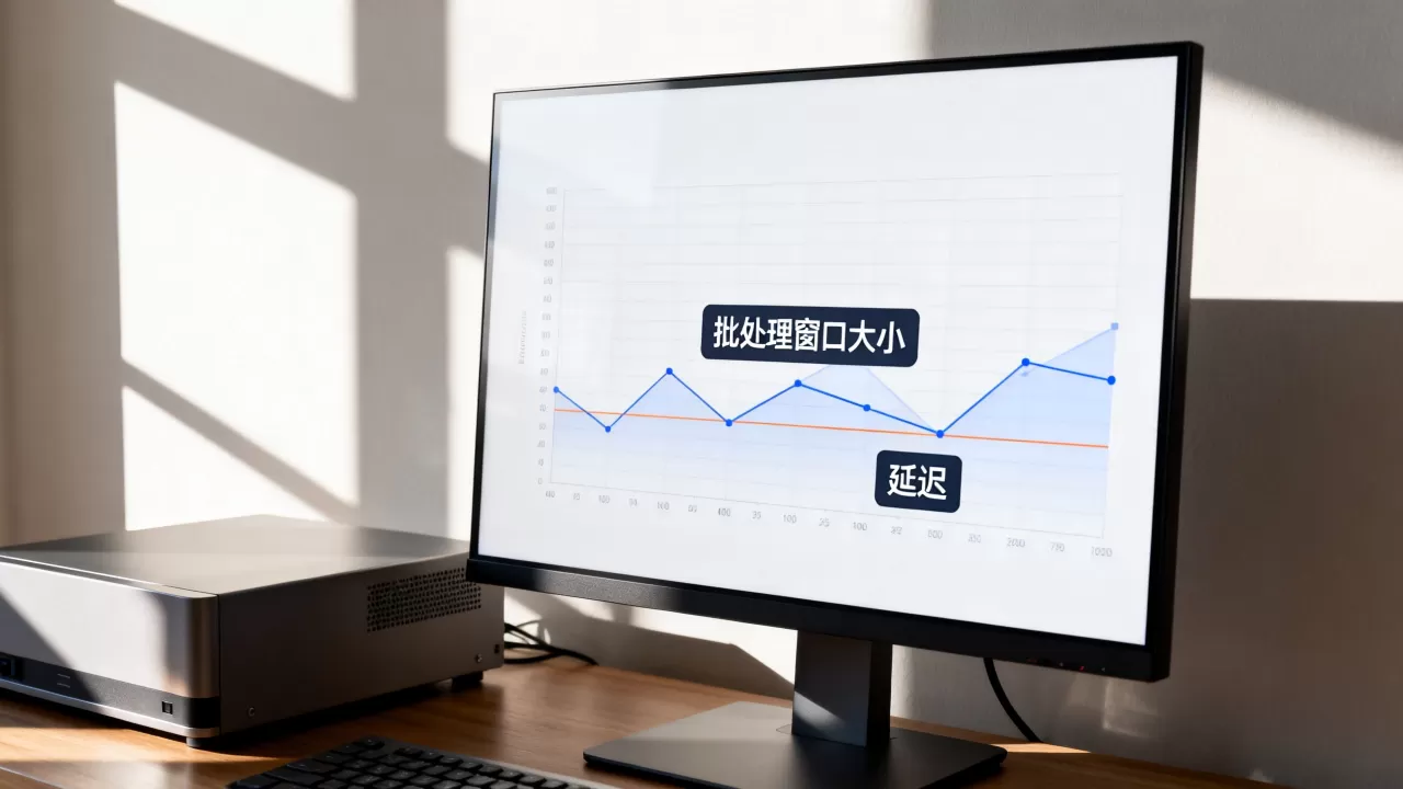 推理批处理窗口大小对延迟有何影响，如何权衡推理批处理窗口与延迟