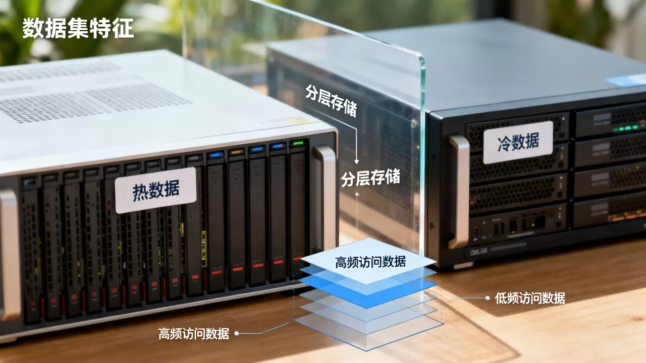 数据集特征存储的冷热分层设计怎么做，冷热数据分离策略有哪些？