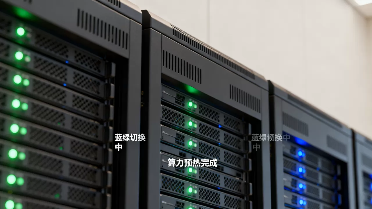 推理服务蓝绿切换时如何做算力预热？，蓝绿发布算力预热技巧