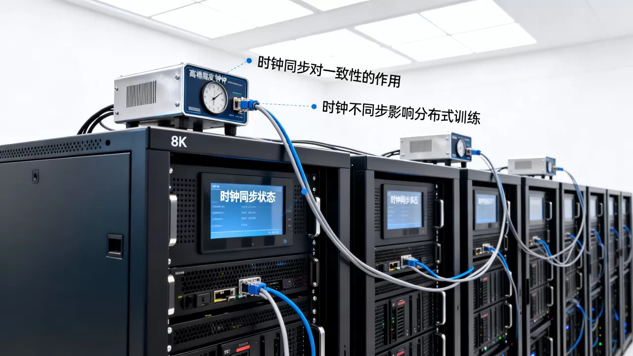 训练集群时钟同步对一致性的作用是什么，时钟不同步会影响分布式训练吗？