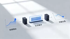 推理流量削峰填谷的队列缓冲策略是什么？如何实现高效缓冲？