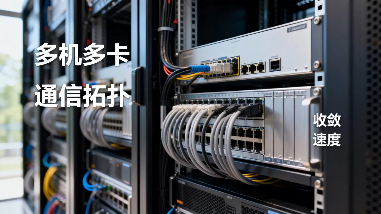多机多卡通信拓扑对收敛速度有什么作用,影响大吗? 多机多卡通信拓扑对收敛速度有什么作用,影响大吗?