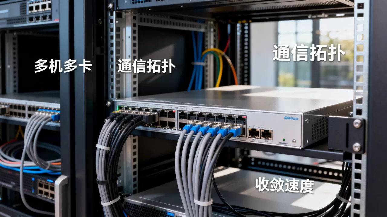 多机多卡通信拓扑对收敛速度有什么作用,影响大吗? 多机多卡通信拓扑对收敛速度有什么作用,影响大吗?