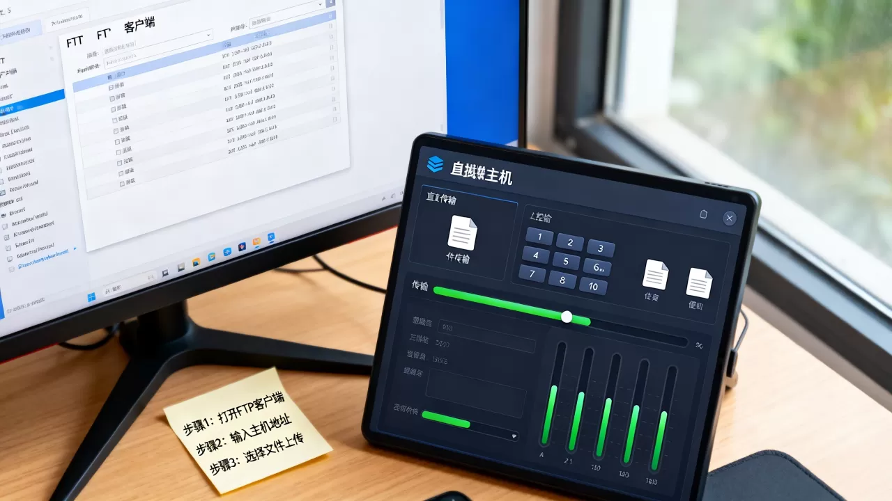 ftp上传网站教程怎么用?FTP上传文件到虚拟主机的步骤 ftp上传网站教程怎么用?FTP上传文件到虚拟主机的步骤