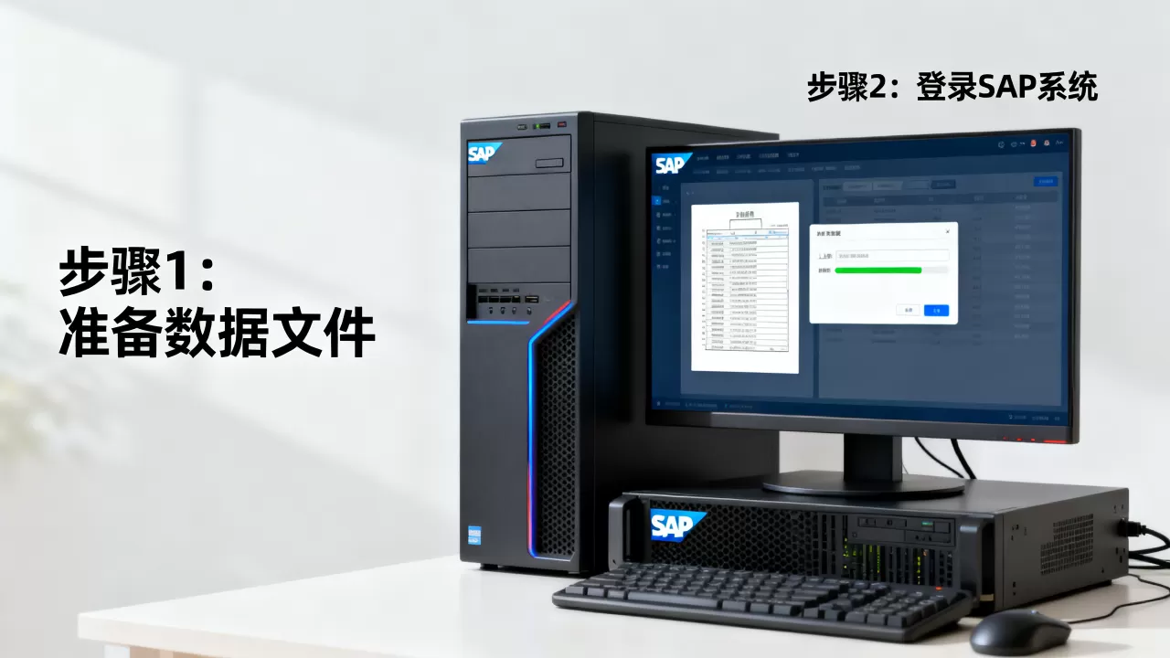 服务器上传数据到SAP怎么做？sap数据上传详细步骤