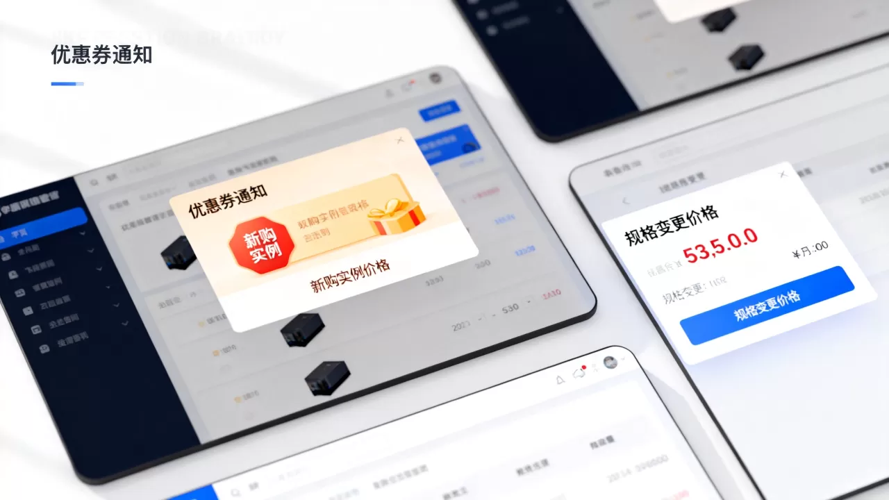 发优惠券通知的便宜平台有哪些？为什么新购实例比规格变更价格便宜？