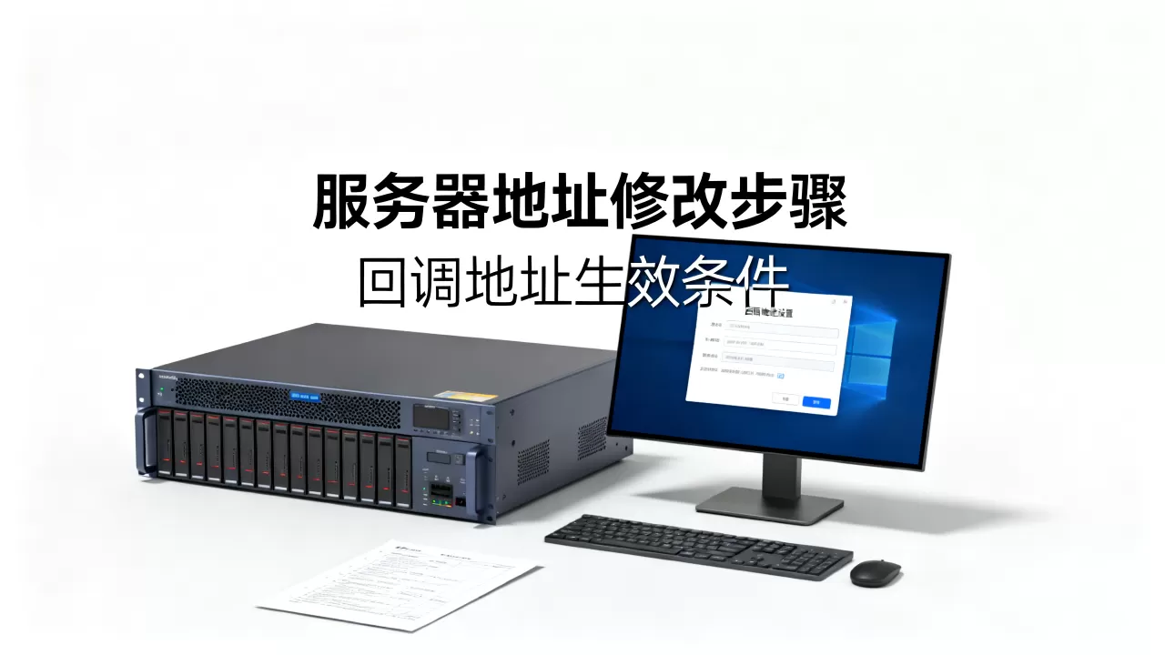 服务器地址可以修改吗,回调地址怎么改才能生效? 服务器地址可以修改吗,回调地址怎么改才能生效?