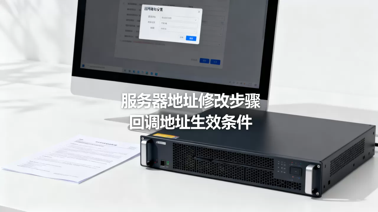 服务器地址可以修改吗,回调地址怎么改才能生效? 服务器地址可以修改吗,回调地址怎么改才能生效?