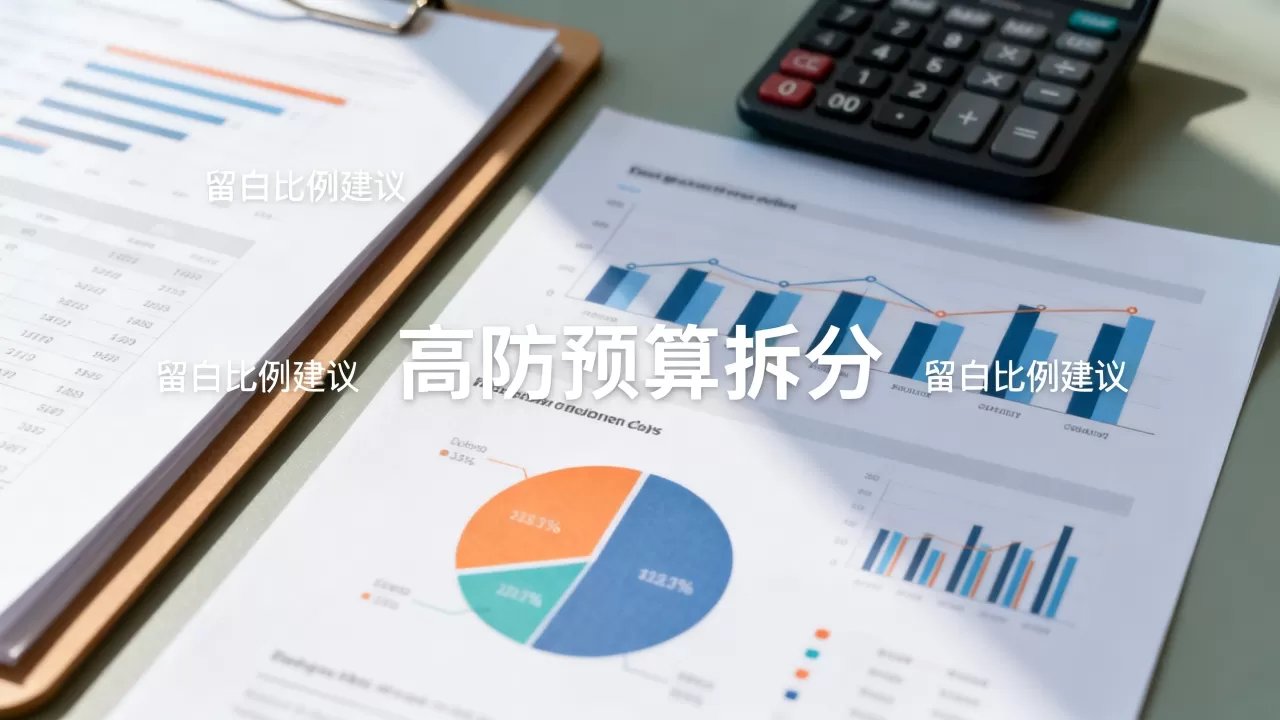 年度高防预算怎么拆,留白比例多少合适? 年度高防预算怎么拆,留白比例多少合适?