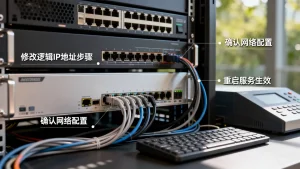 服务器的IP地址可以修改吗，修改逻辑IP地址怎么操作