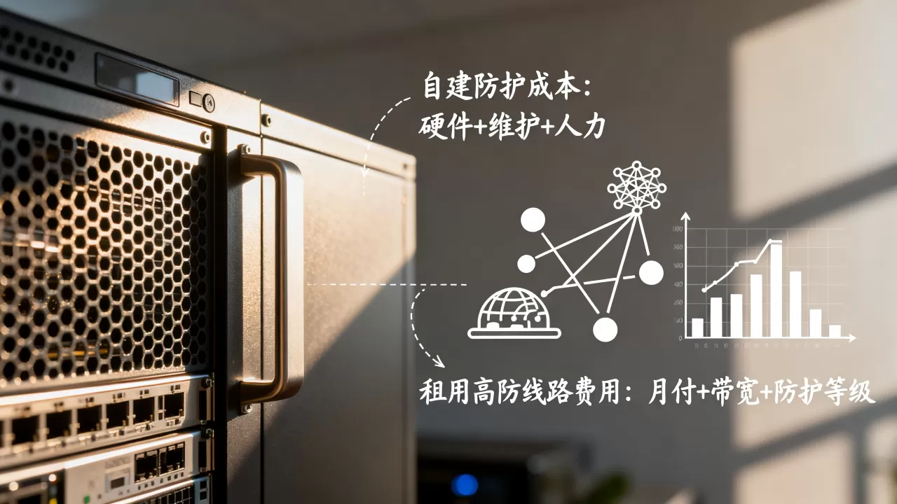 自建防护与租用高防线路的取舍分析,高防服务器租用和自建哪个更划算? 自建防护与租用高防线路的取舍分析,高防服务器租用和自建哪个更划算?