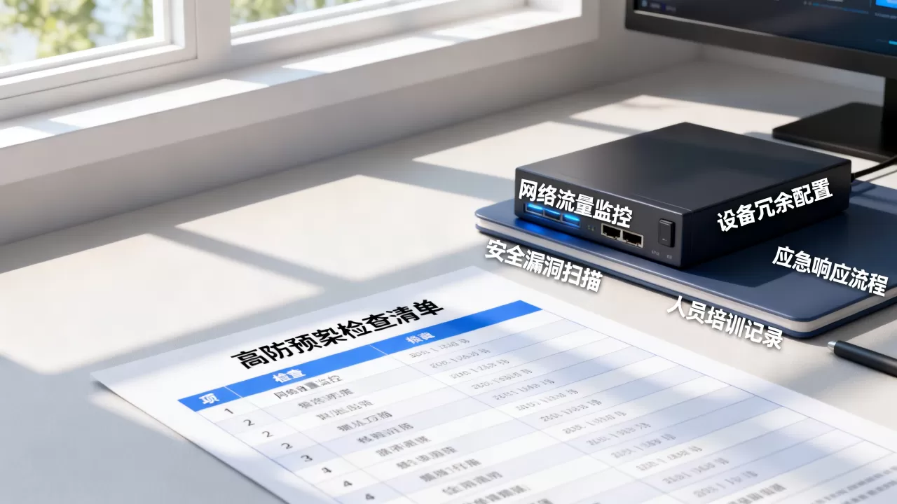 重大活动前需要补充哪些高防预案检查项?高防预案检查清单 重大活动前需要补充哪些高防预案检查项?高防预案检查清单
