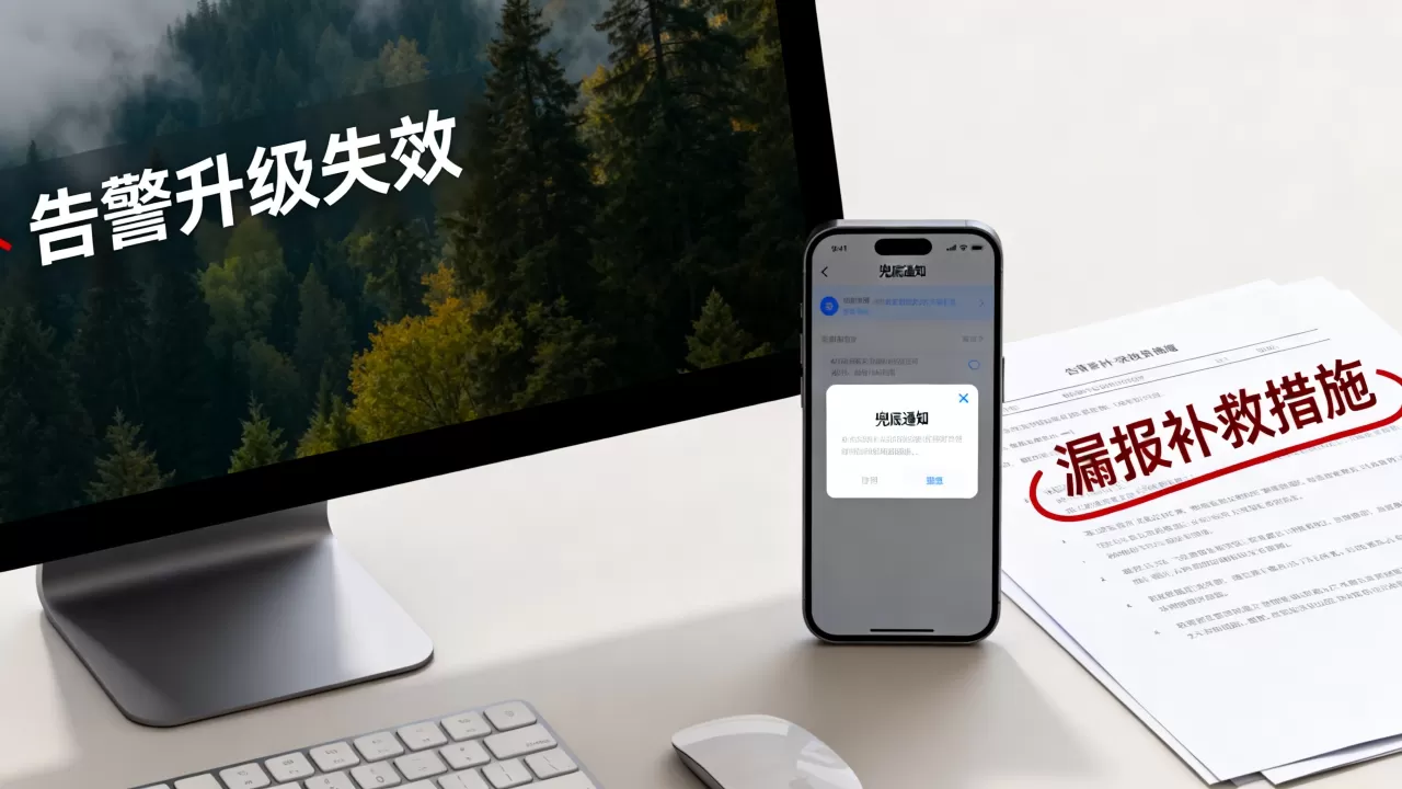 告警升级失效后如何兜底通知？漏报补救措施有哪些