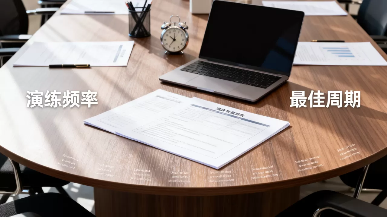 预案演练频率定在什么节奏合适？多久一次最佳？