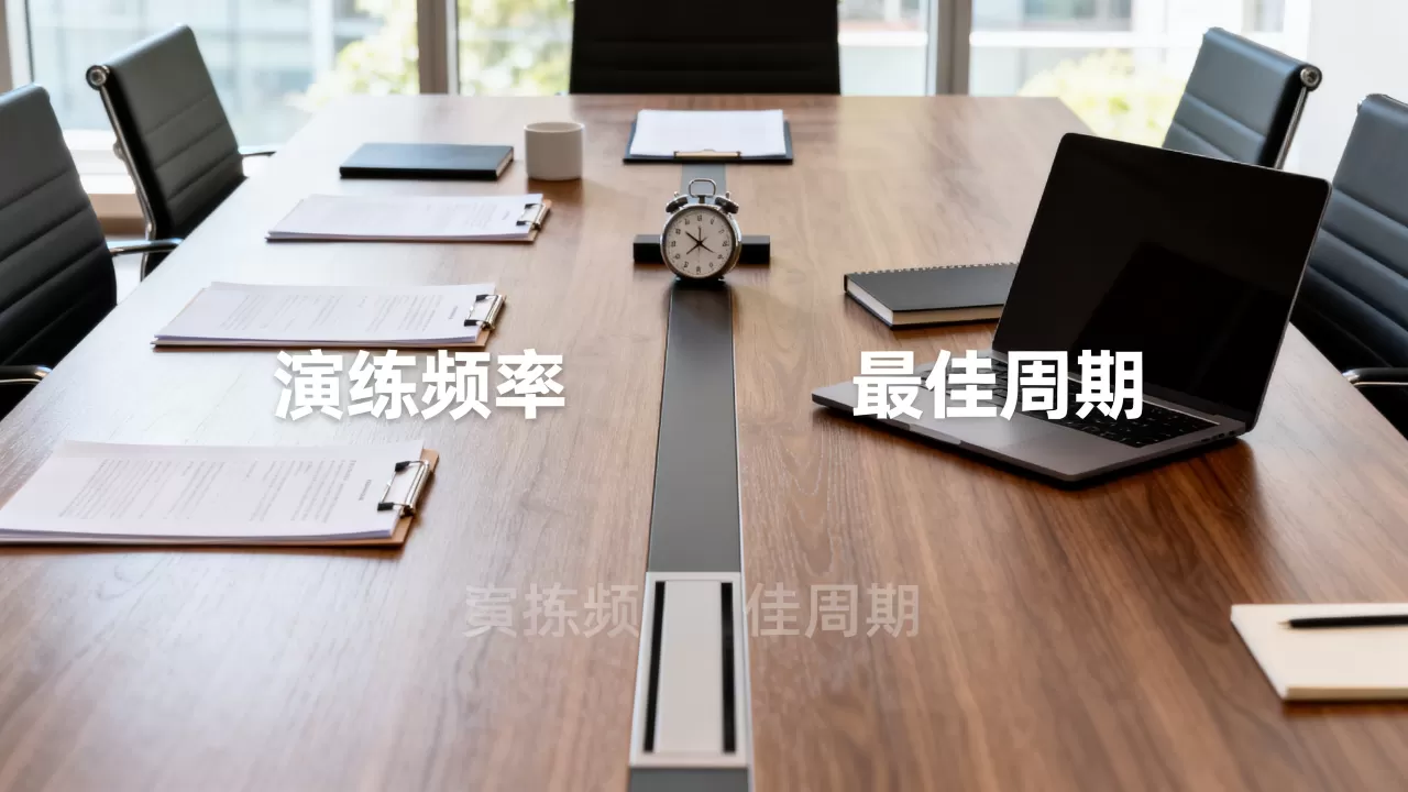 预案演练频率定在什么节奏合适？多久一次最佳？