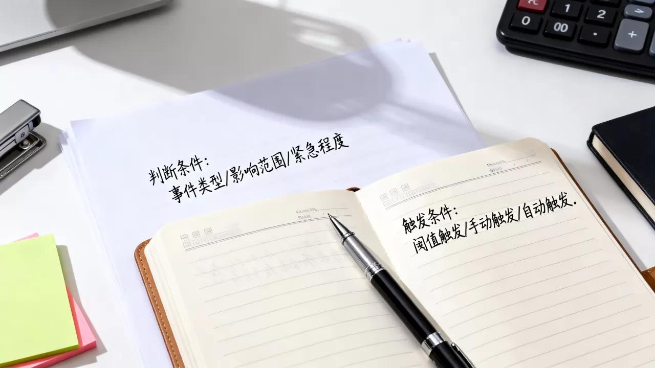 应急预案里该写清哪些判断条件,应急预案触发条件有哪些? 应急预案里该写清哪些判断条件,应急预案触发条件有哪些?