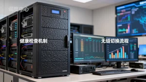健康检查机制在调度中有什么作用？如何实现无缝切换？