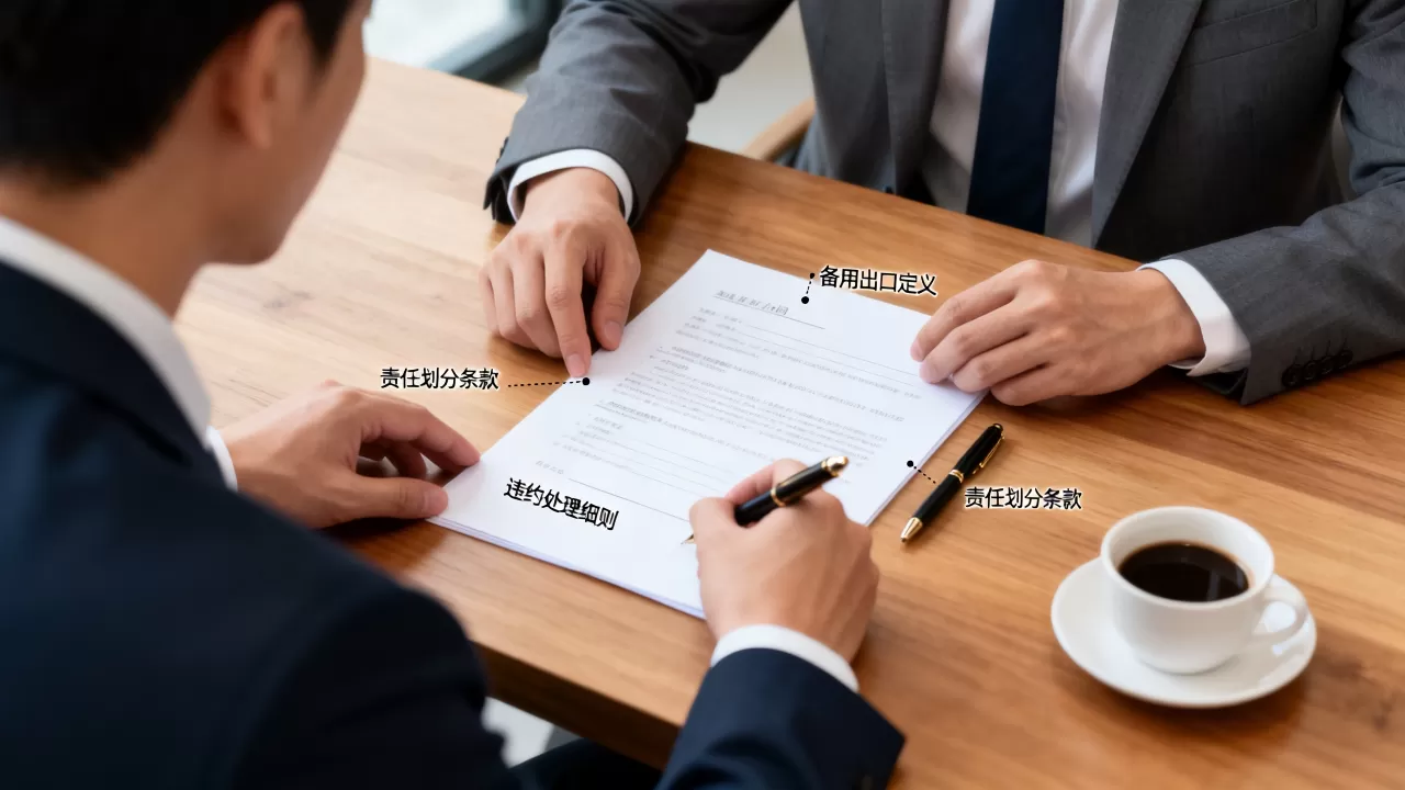 备用出口要在签约前谈定哪些条款,怎么谈才能避免纠纷? 备用出口要在签约前谈定哪些条款,怎么谈才能避免纠纷?