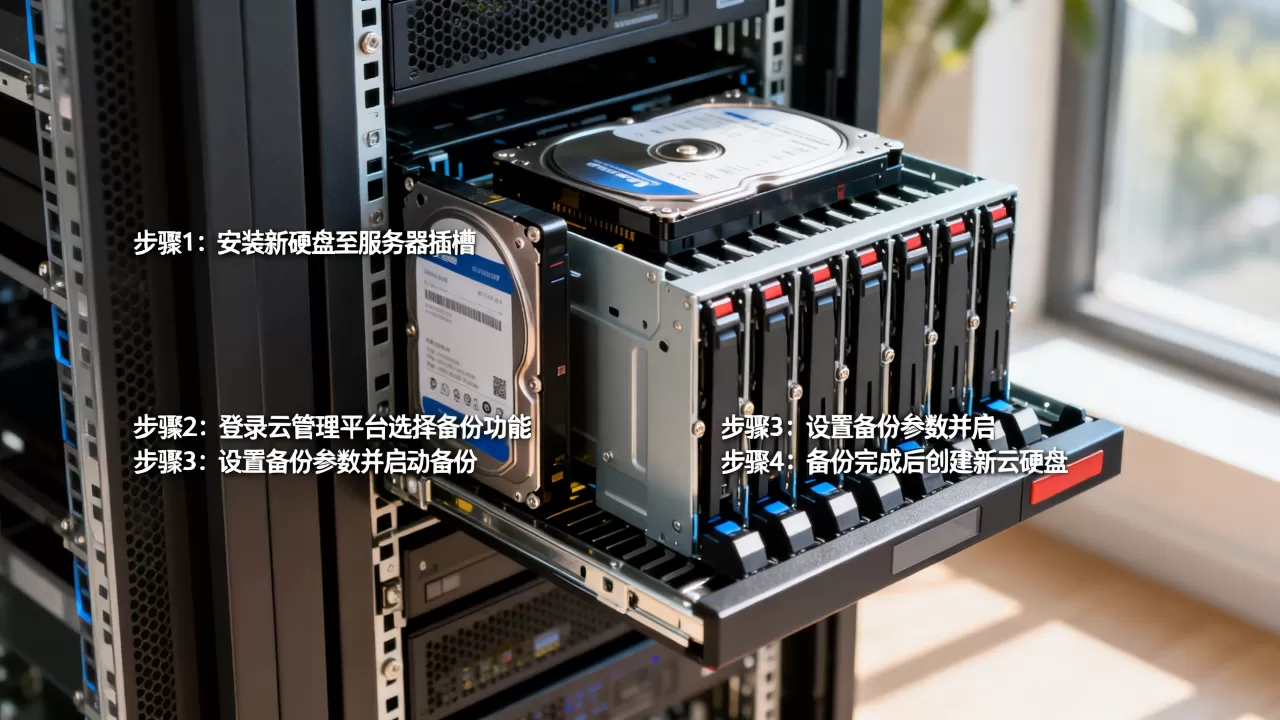 服务器新添加硬盘怎么用云硬盘备份创建新云硬盘,操作步骤详解? 服务器新添加硬盘怎么用云硬盘备份创建新云硬盘,操作步骤详解?