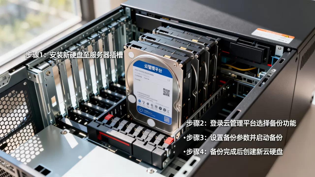 服务器新添加硬盘怎么用云硬盘备份创建新云硬盘,操作步骤详解? 服务器新添加硬盘怎么用云硬盘备份创建新云硬盘,操作步骤详解?