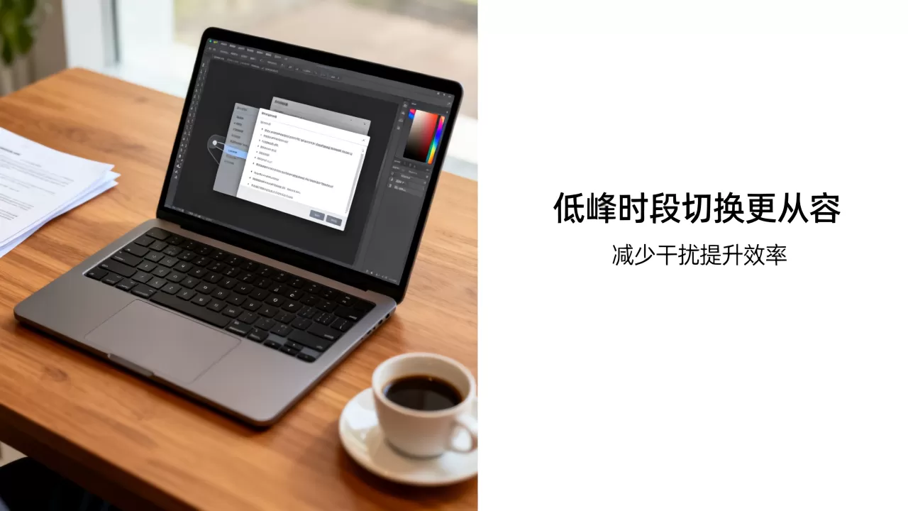 把切换窗口安排在低峰时段会更从容,低峰时段切换窗口有什么好处? 把切换窗口安排在低峰时段会更从容,低峰时段切换窗口有什么好处?