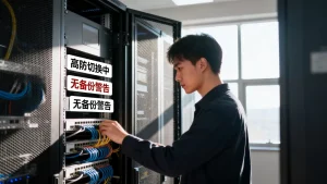 没留回退方案就切高防风险大吗，切换高防无备份后果