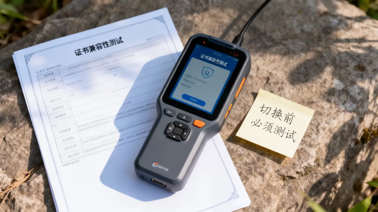 证书兼容性在切换前就该测一遍,为什么切换前必须测试证书兼容性? 证书兼容性在切换前就该测一遍,为什么切换前必须测试证书兼容性?